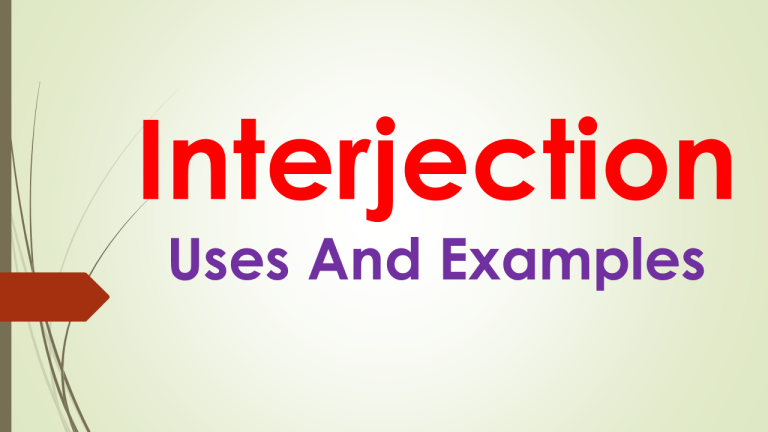 interjection-and-its-use-with-examples-ilmgaah